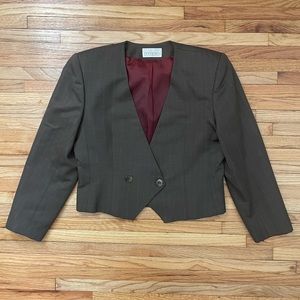Vintage Cropped Blazer